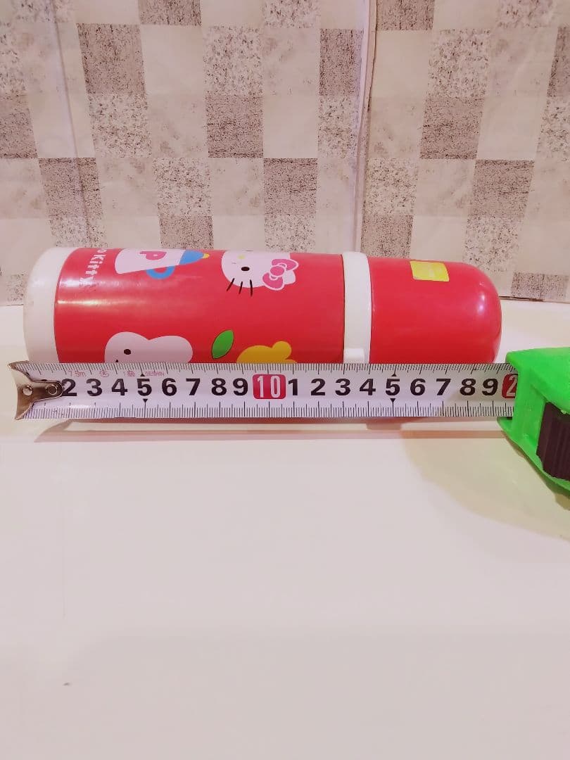 Hello Kitty ステンレスボトル 赤　レトロ