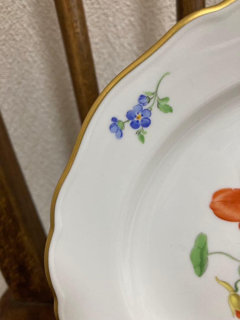 ★特別SALE★マイセン　２枚セット　一つ花　未使用に近い