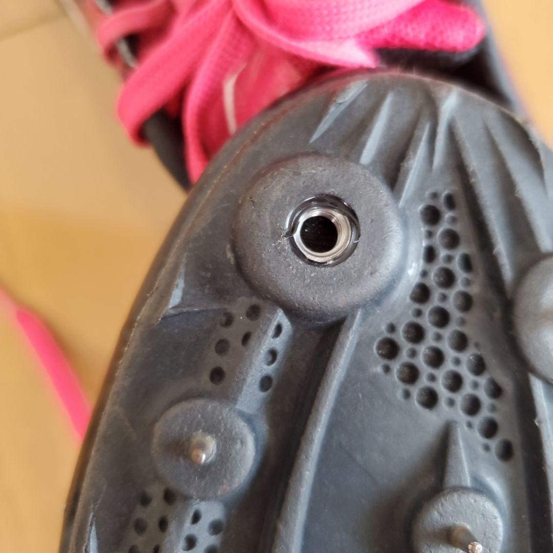 Mizuno スパイクシューズ ピンク/ブラック　24.5㎝