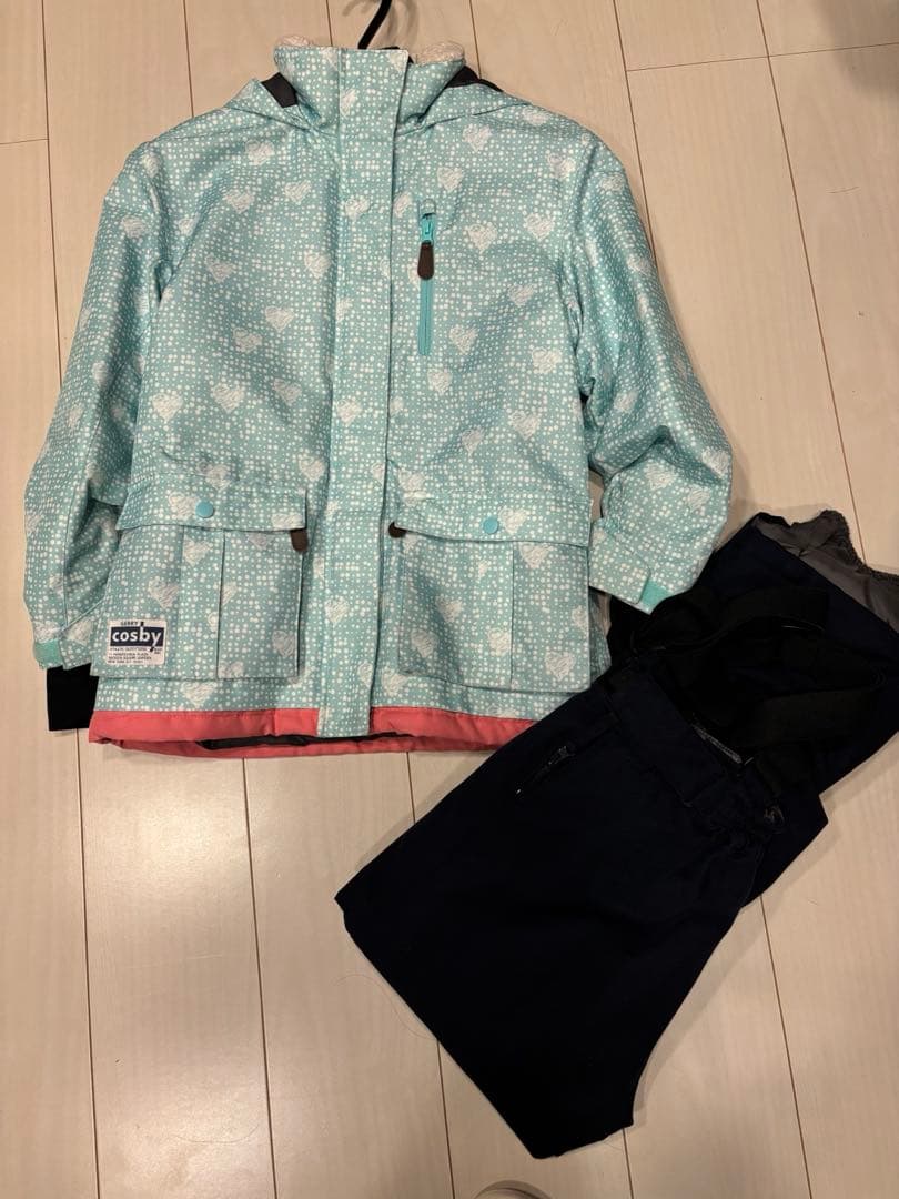 【美品/記名なし】150 Cosby スノーウェア 豪華4点フルセット