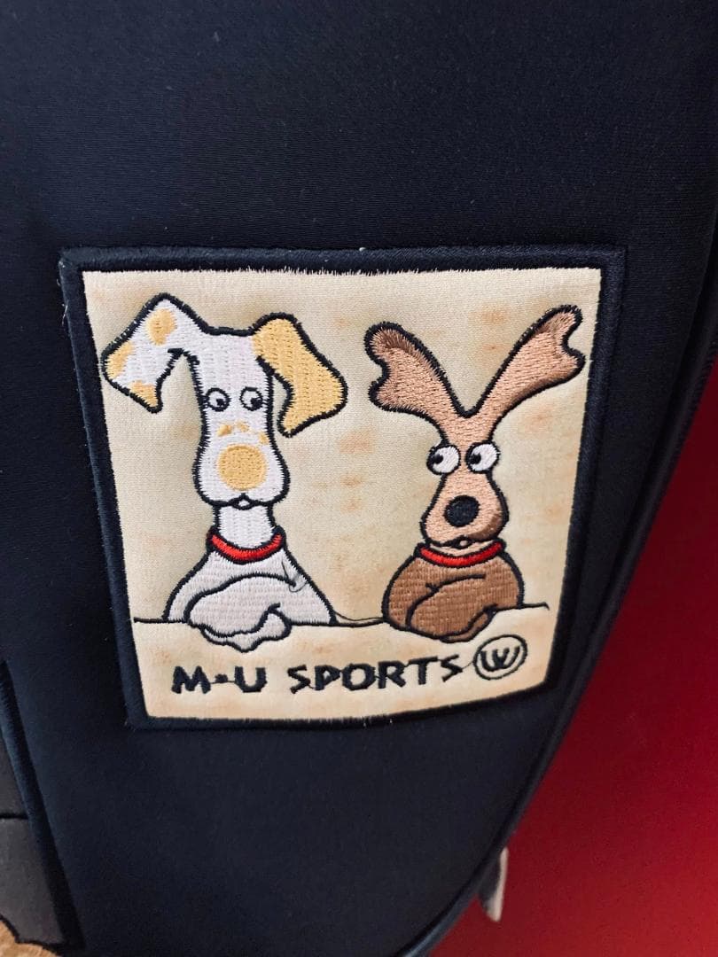 レア！犬の模様は全刺繍です！MIEKO UESAKOゴルフバッグ＆クラブセット