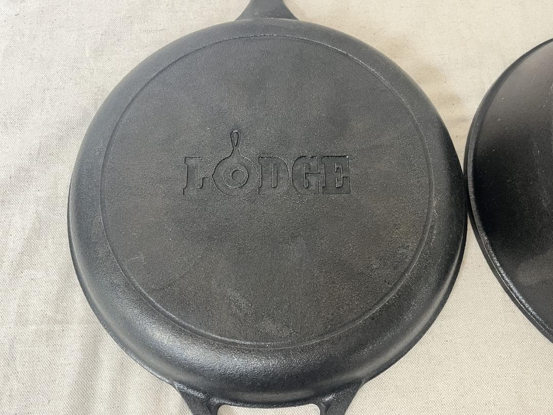 美品！【LODGE】ロッジ コンボクッカー１０ 直径約２５センチ