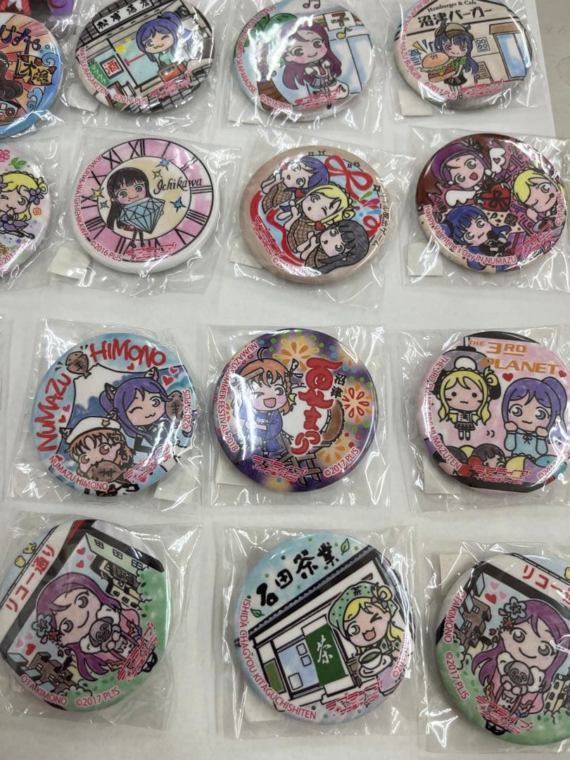 沼津まちあるき　缶バッジ ひものデーなど　Aqours ラブライブ サンシャイン