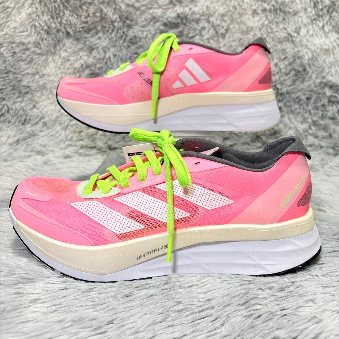 新品✨adidas ADIZERO BOSTON 11 24.5cm ピンク