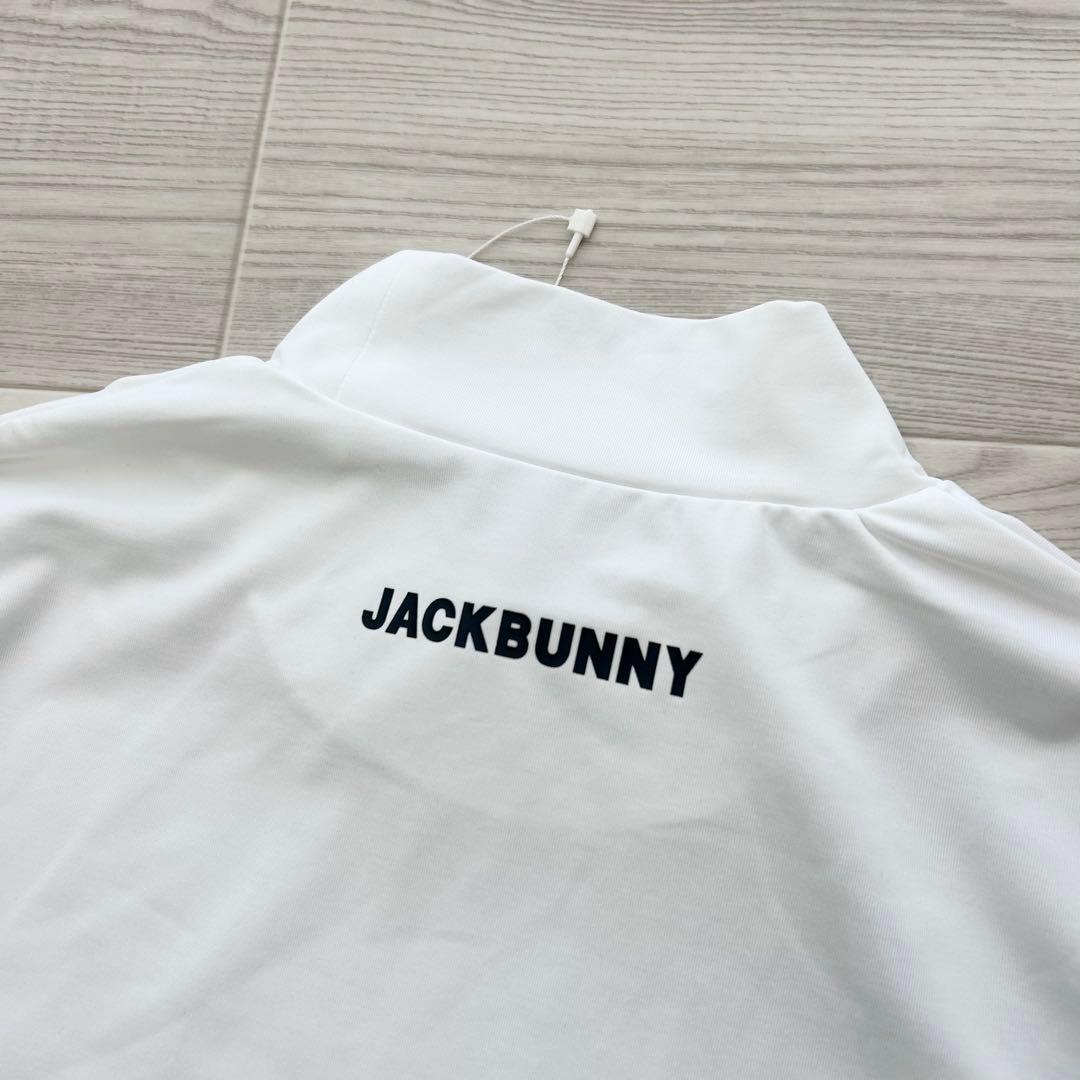 新品　ジャックバニー　モックネック　長袖シャツ　カットソー　ホワイト　サイズ5