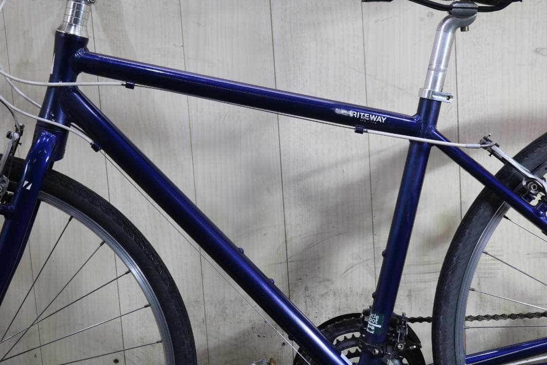 ライトウェイriteway 700C アルミ 24速 460mm 青クロスバイク