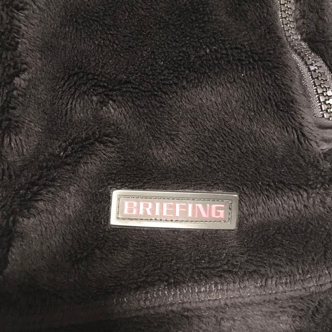 ニ*モ様 BRIEFING ブラック フリースベスト Sサイズ　美品