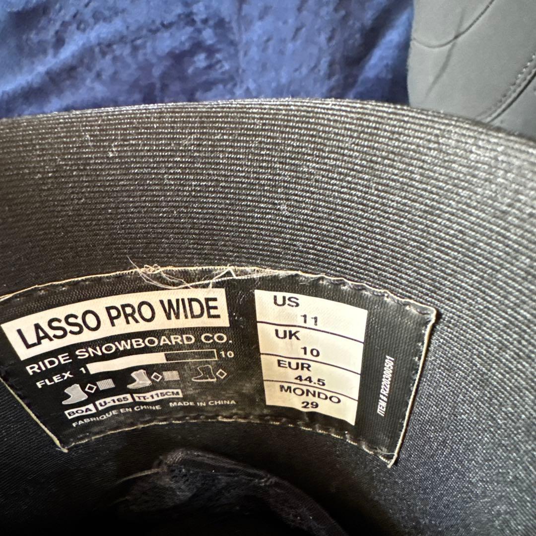 ライド　Lasso Pro Wide スノーボードブーツ
