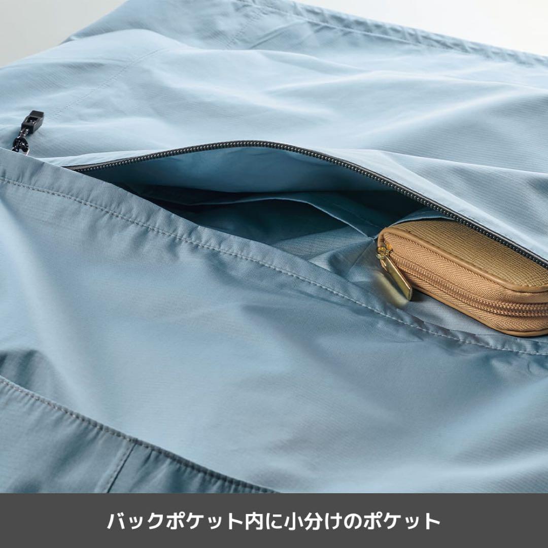 ワークマン　イナレムプレミアムレインジャケットライディングモデル　ブルー3L