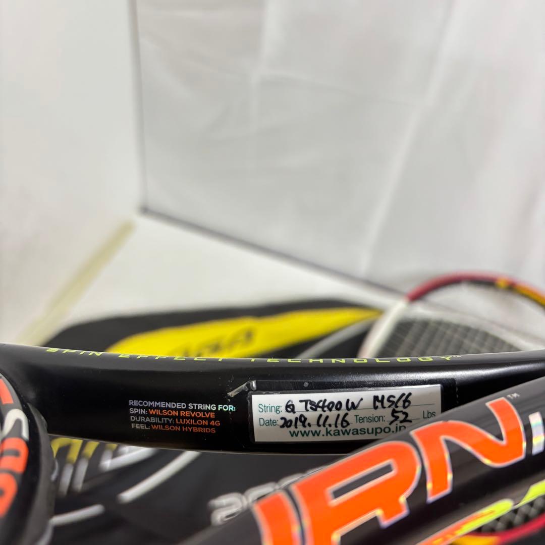 Wilson BURN 100s ncode nps 95 硬式テニスラケット