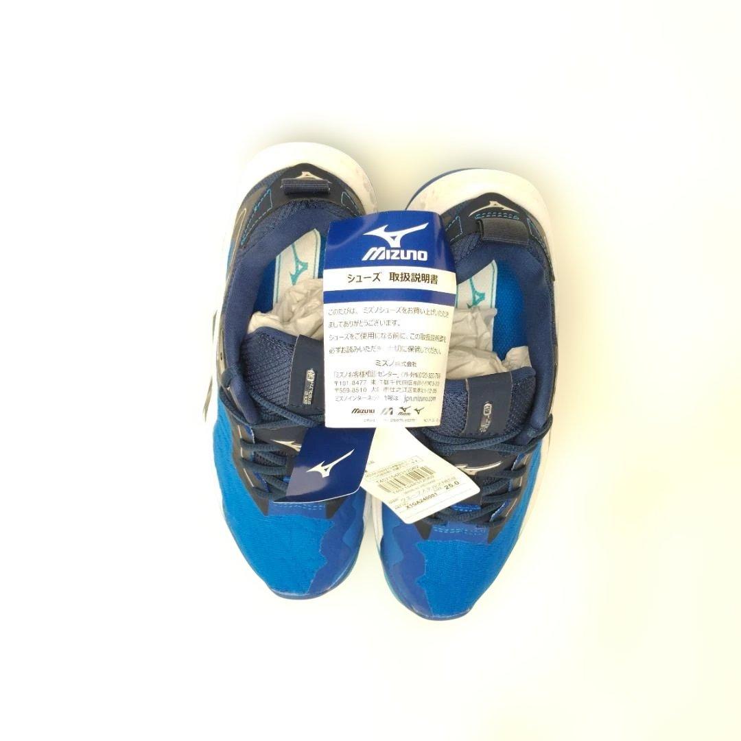 MIZUNO WE-FLY 2バレーボールシューズメンズ 25cm ブルー 新品