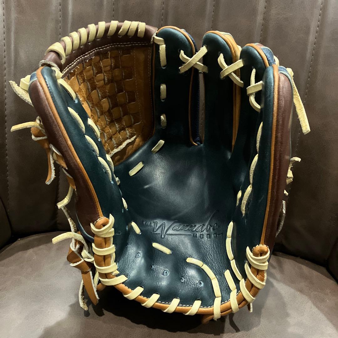 s*o様 Wilson d5 野球グローブ ネイビー/ブラウン