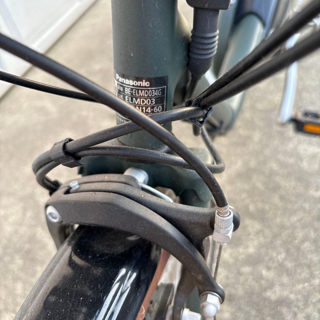 ママンPanasonic 電動自転車ギュットDX 20インチマットオリーブ
