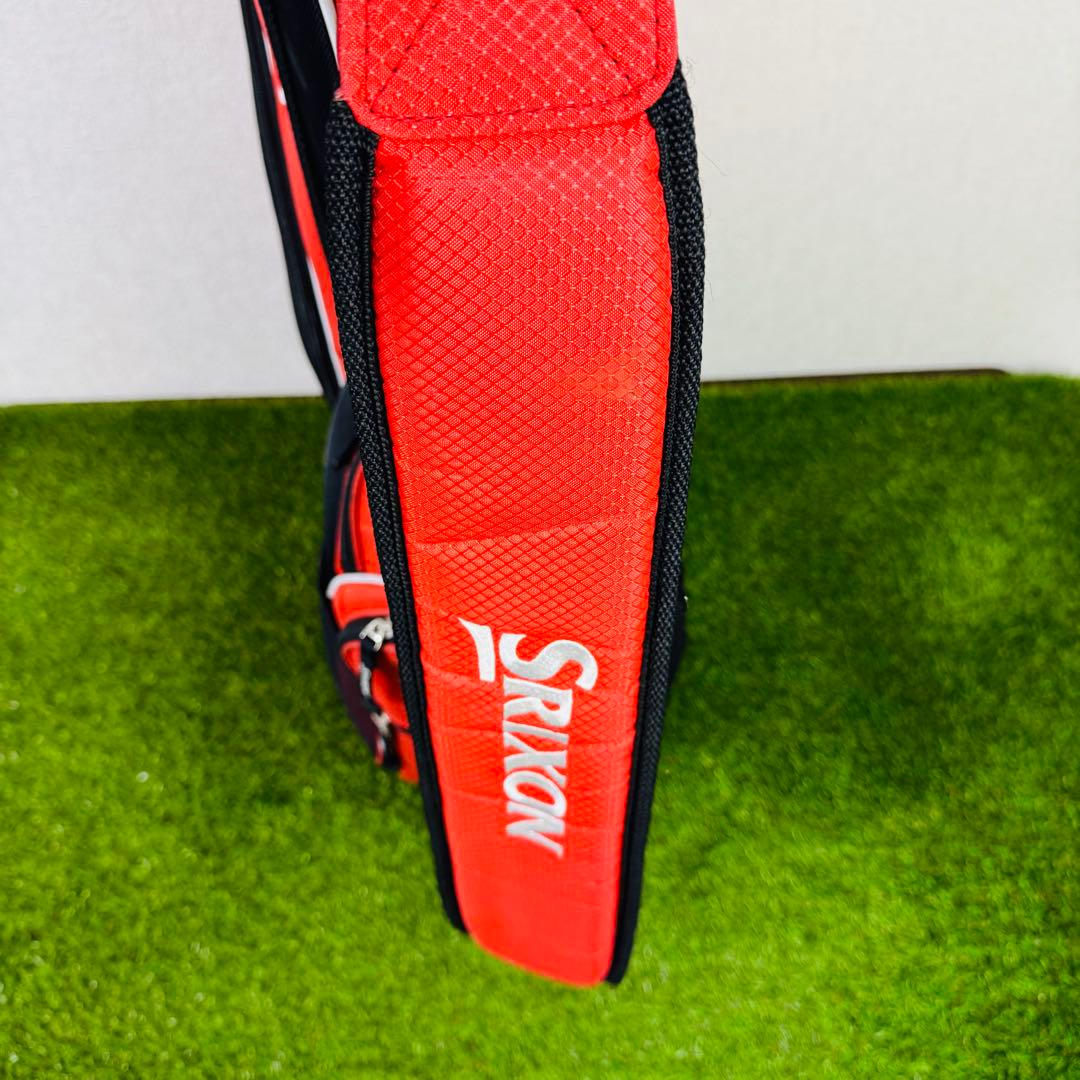 【軽量型】スリクソン SRIXON キャディバッグ 赤