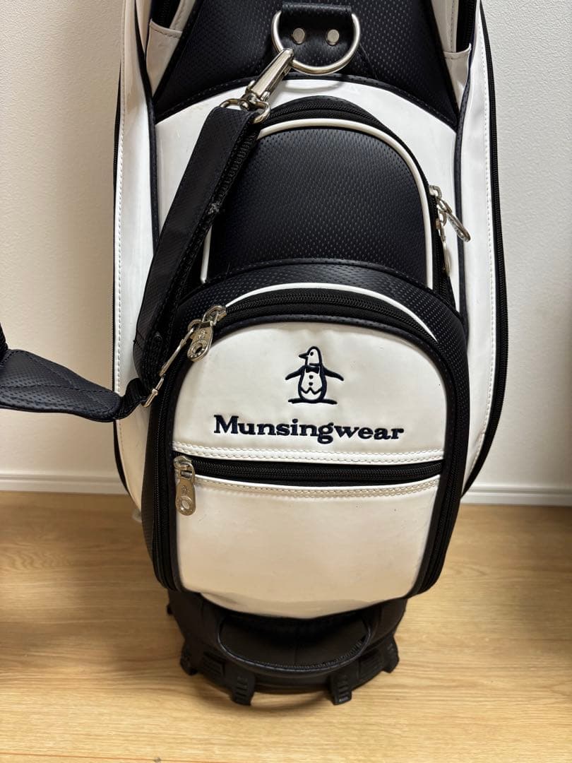 Munsingwear キャディバッグ　カート型　セパレート　エナメル