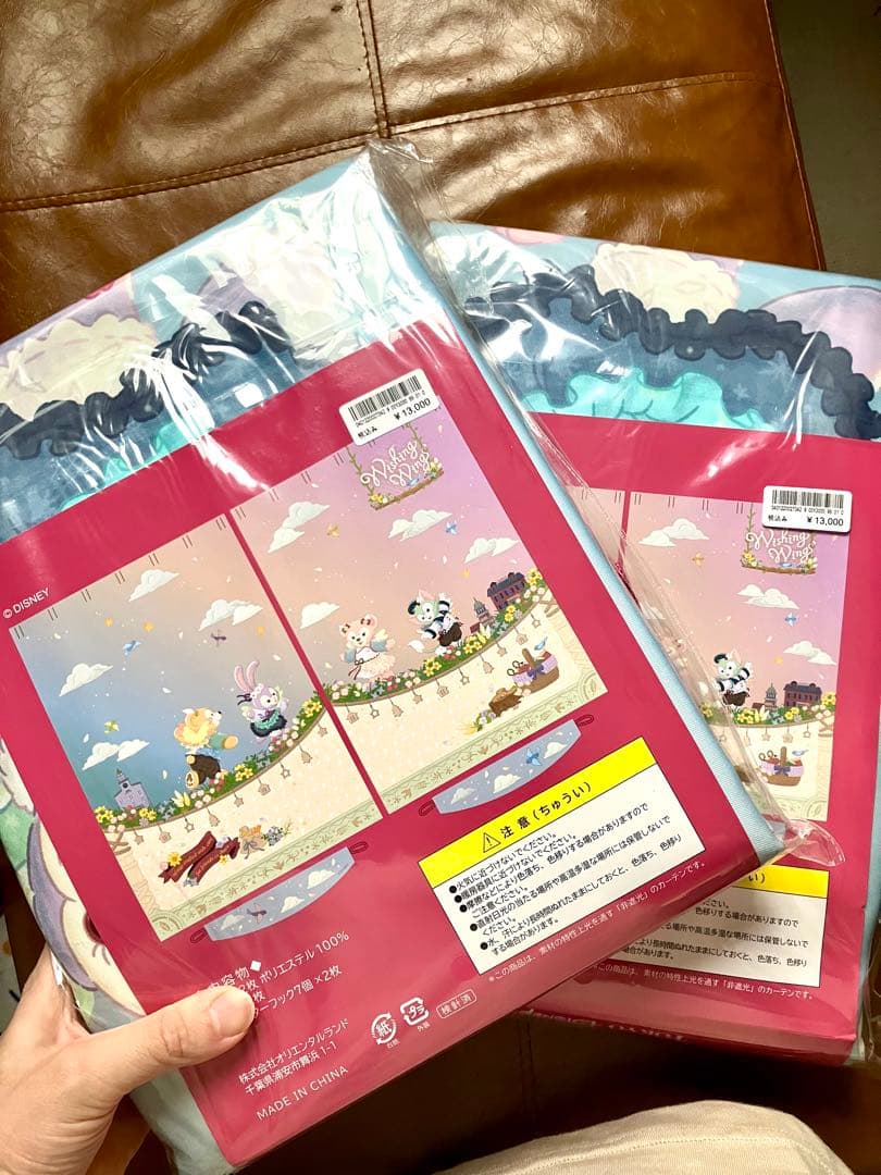 ディズニーシー　ダッフィー＆フレンズ　カーテン　ウィッシングウィングス