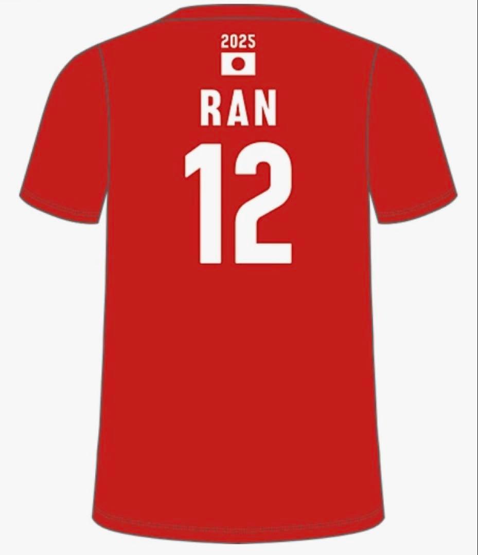2025 男子 日本代表 応援 Tシャツ 高橋藍 XLサイズ 12番　髙橋