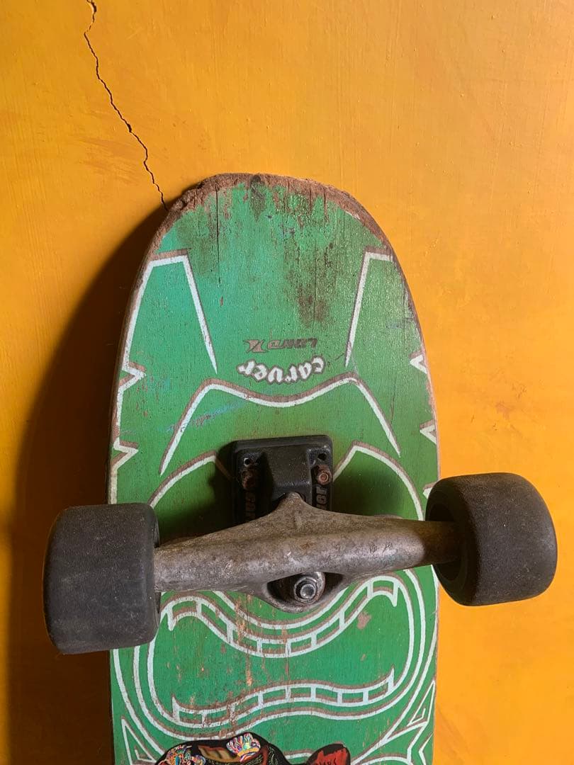 超希少品 ビンテージ CARVER LAILA ティキ 柄 カーバー デッキ