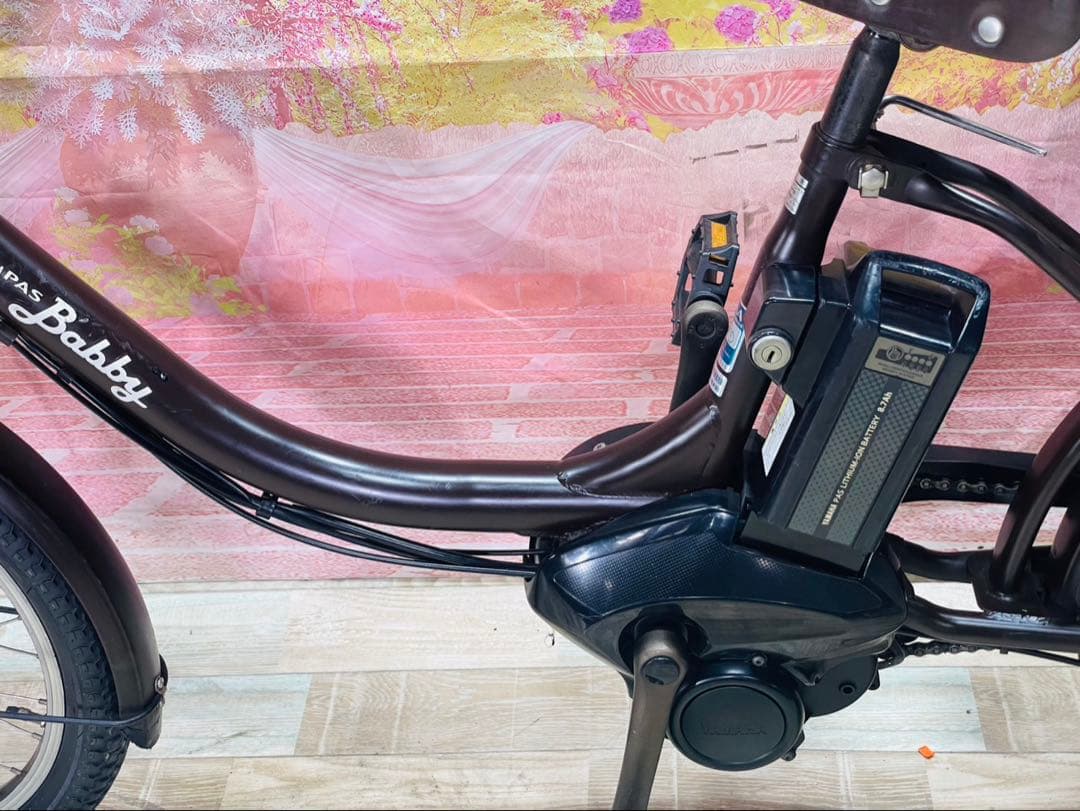 ZK3638 電動自転車 ヤマハ パスバビー 子供乗せ 20インチ 送料無料