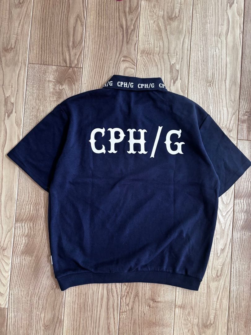 Cph/Golf ネイビーシャツ medium ポロシャツ