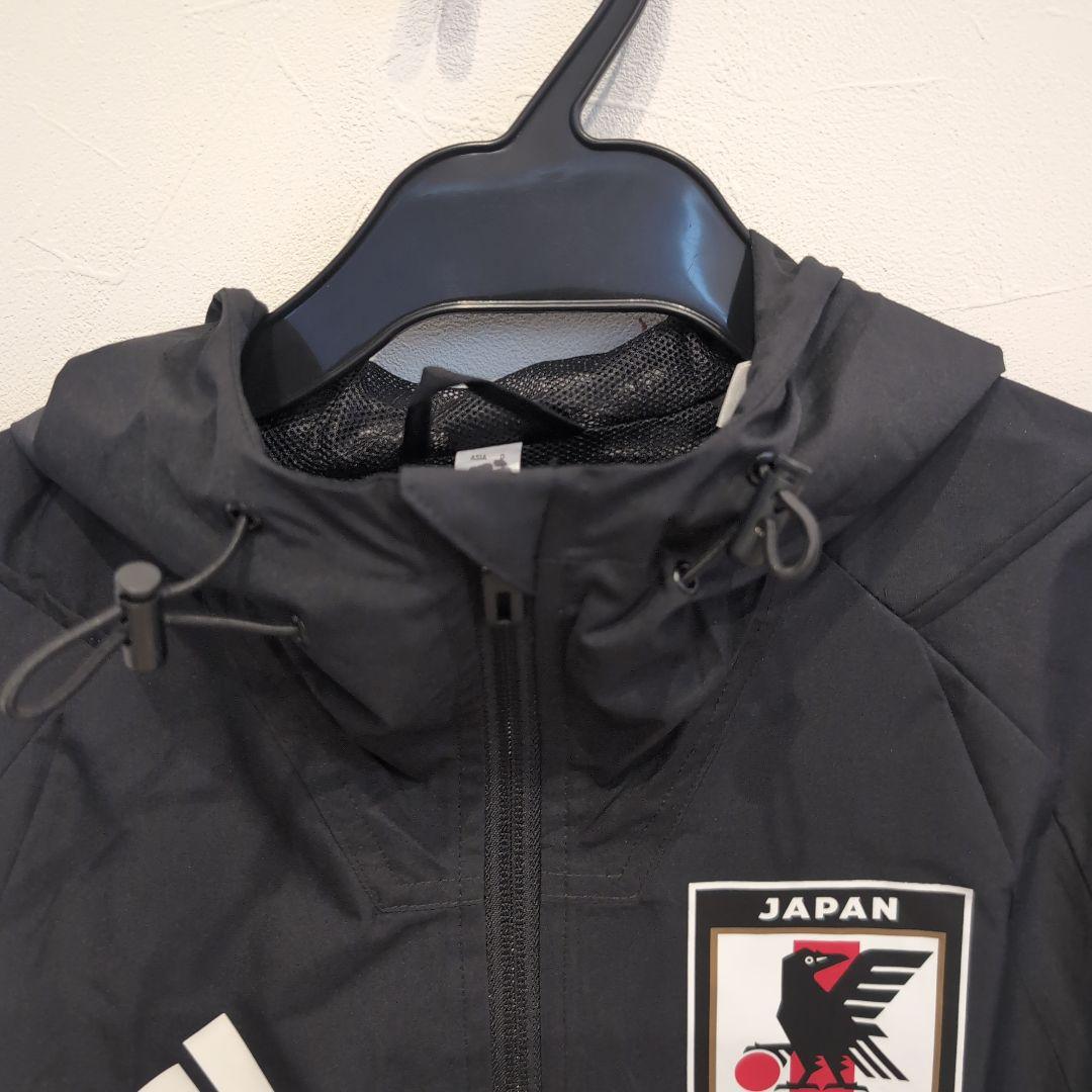 adidas 日本代表 ウィンドブレーカー 黒　Sサイズ