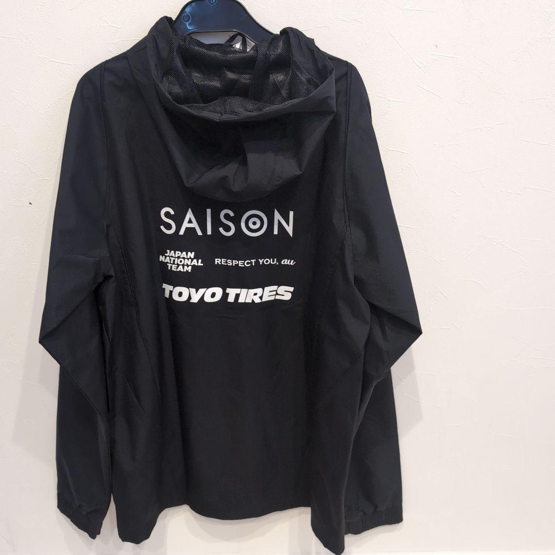 adidas 日本代表 ウィンドブレーカー 黒　Sサイズ