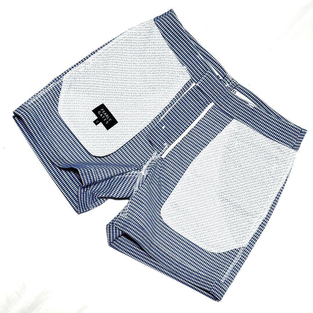新品タグ付 パーリーゲイツ 22年モデル チェック柄 ショートパンツ ゴルフ