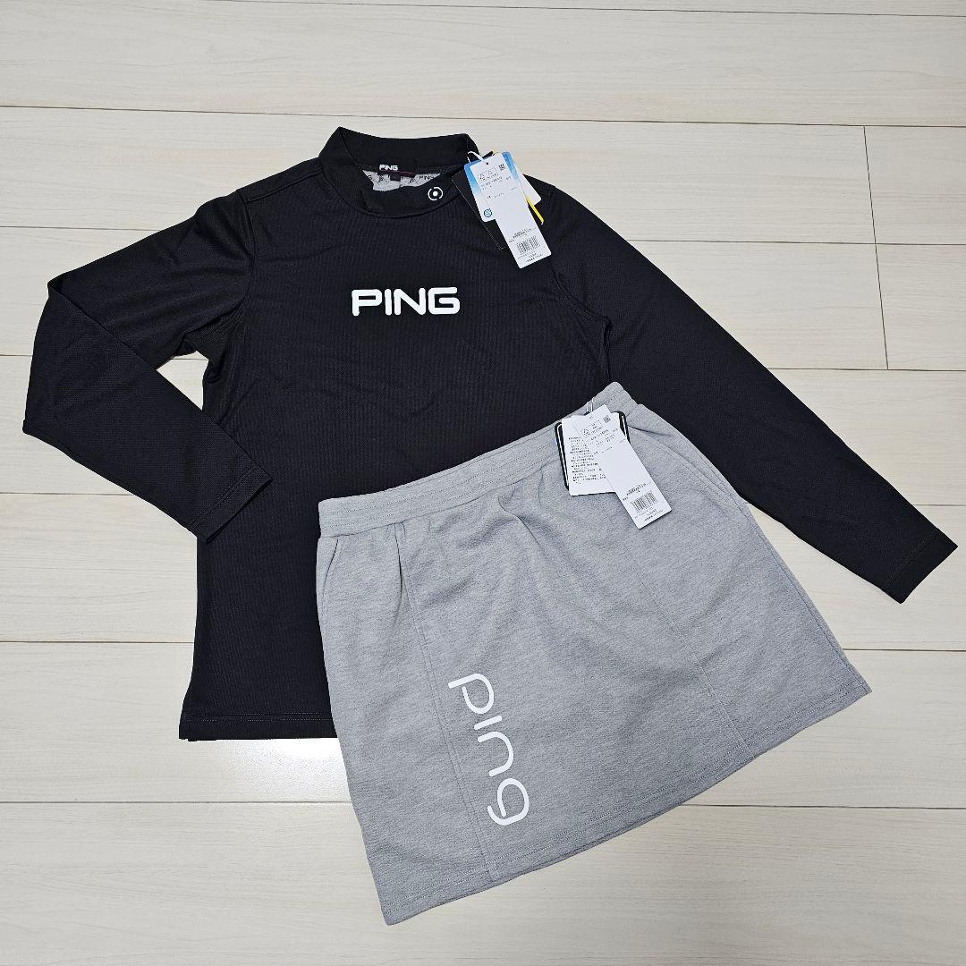 PING【Lサイズ】ピン 新品 レディースウェア 上下セットアップ ゴルフ女子