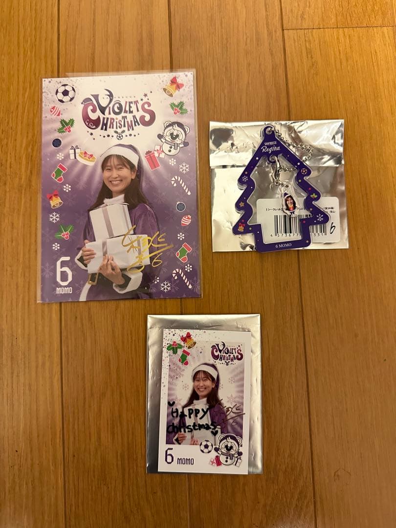 サンフレッチェバイオレットクリスマス レジーナ 左山桃子 限定グッズ3点セット