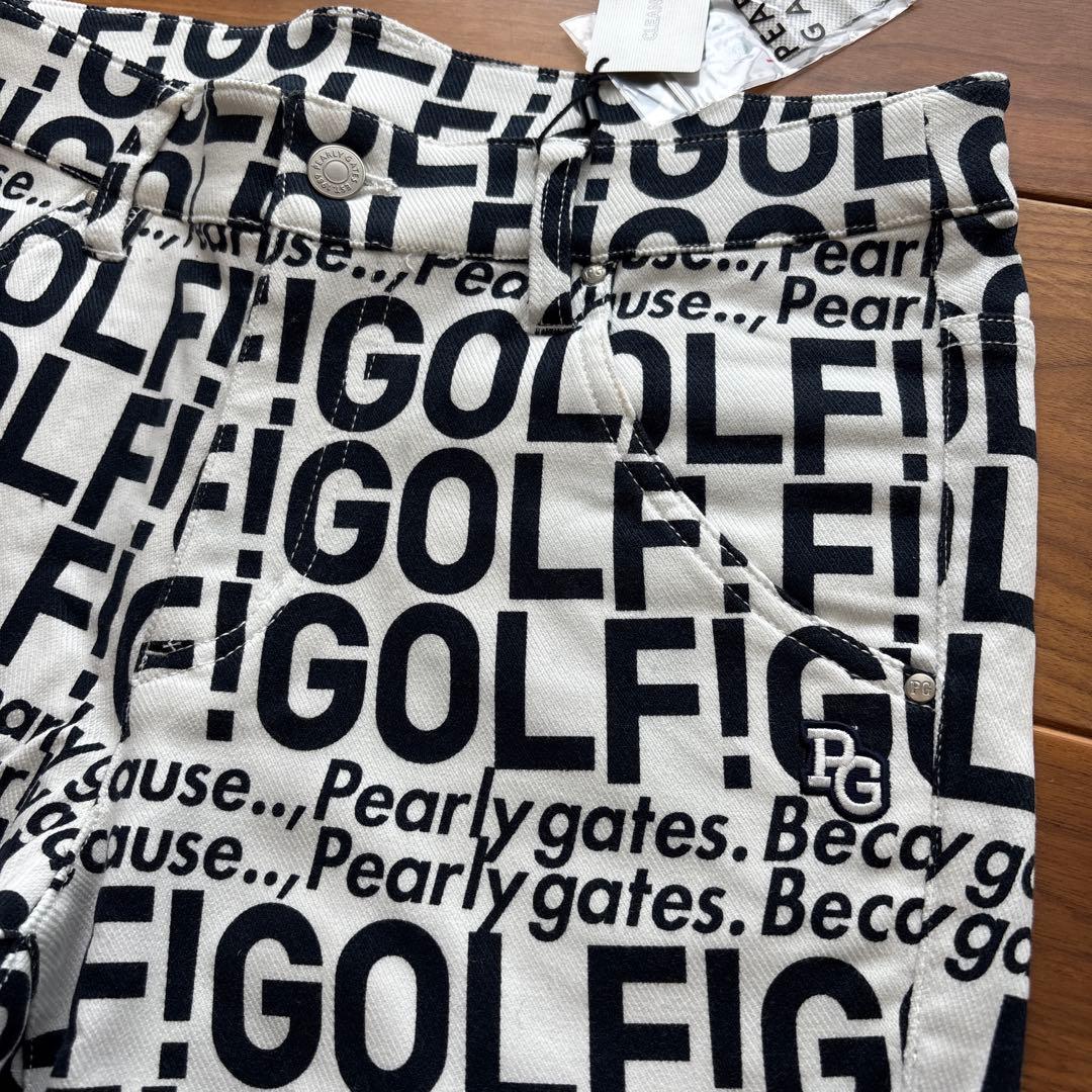 パーリーゲイツ　GOLFロゴプリント コットンストレッチ　レディース　２