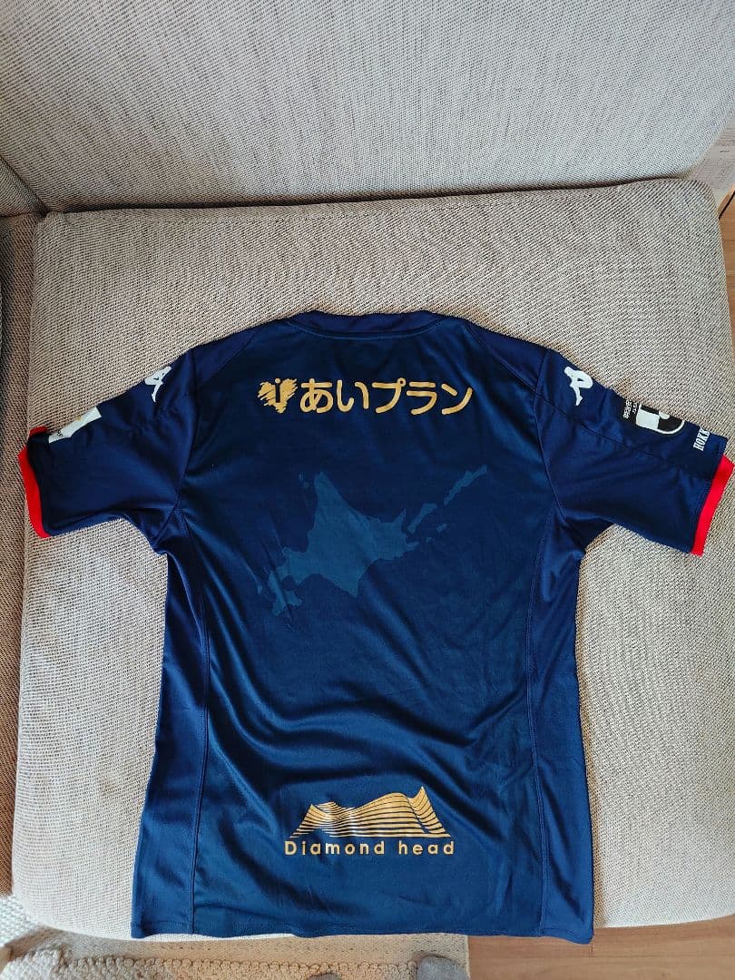 北海道コンサドーレ札幌 Kappa シャツ Ｏサイズネイビー