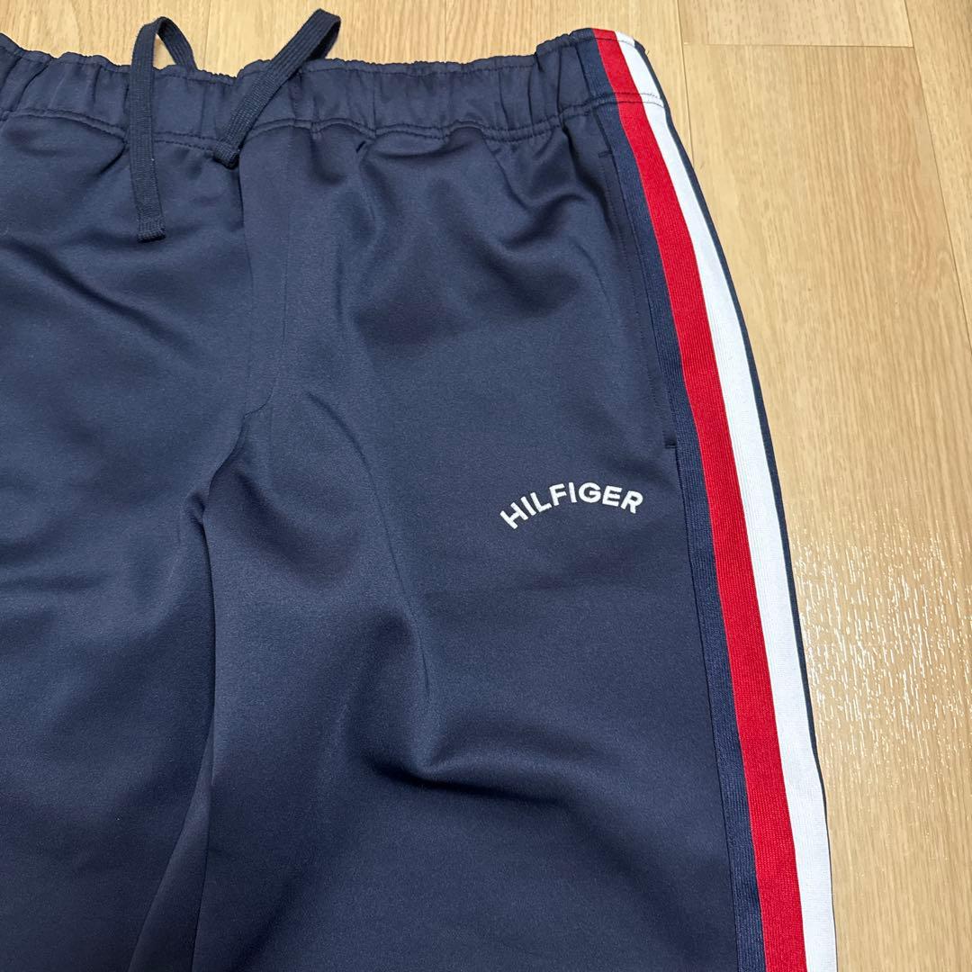   ネイビー サイドストライプ ジャージパンツ