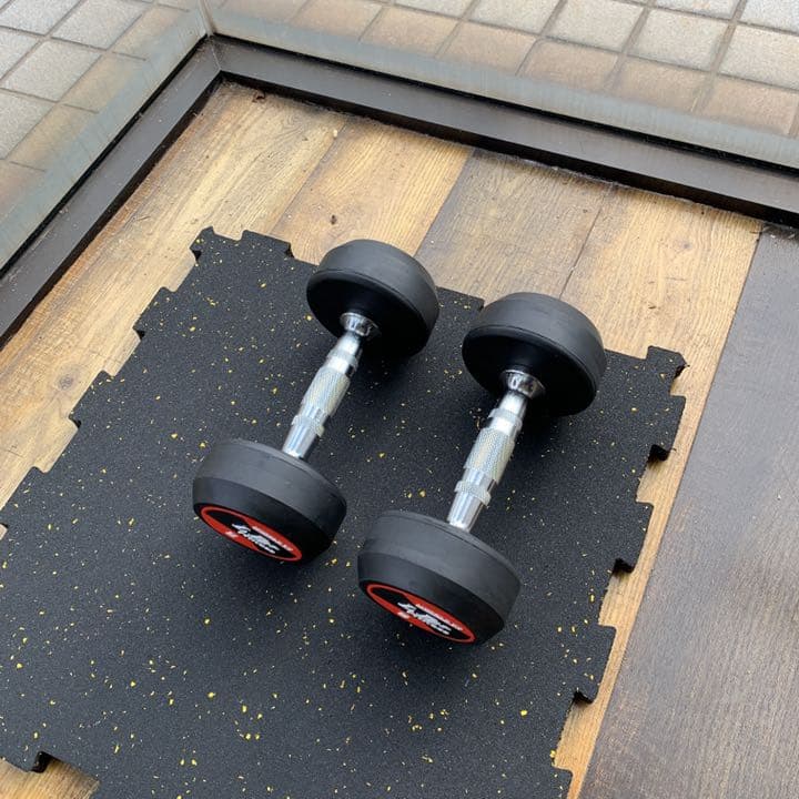 ラバーダンベル　　2.5kg 5kg 7.5kg 10kg 各2個