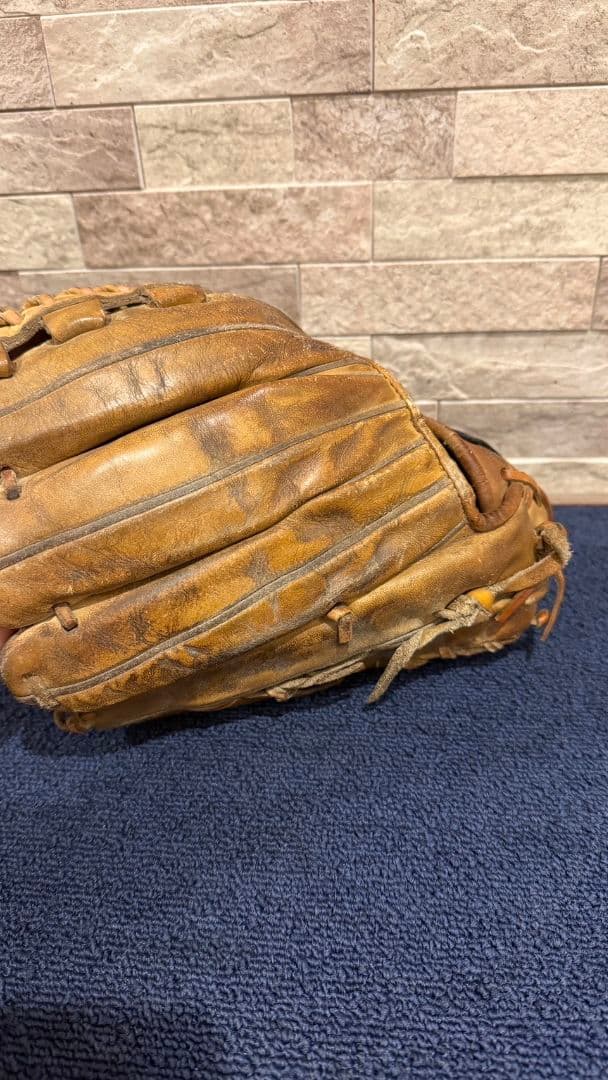 一般軟式用 野球グローブ 外野手用 本革 ブラウン