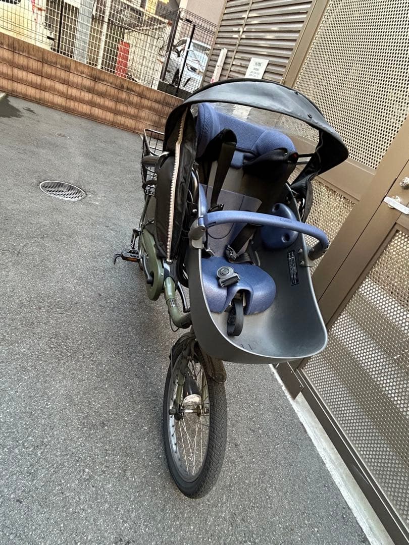 パナソニック ギュット・クルーム DX 電動子供のせ自転車 モスグリーン