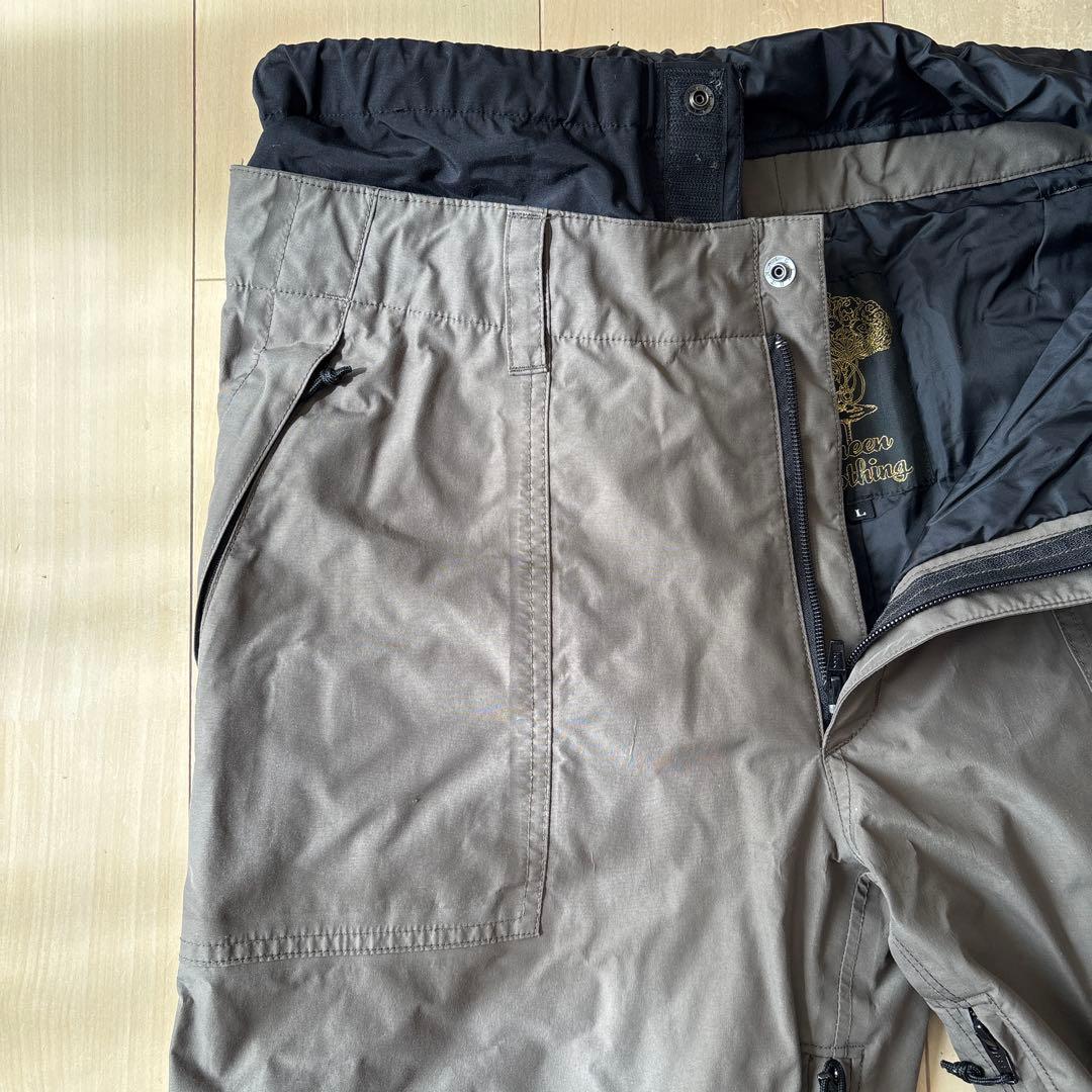 greenclothing 4pockets pants グリーン 4ポケ