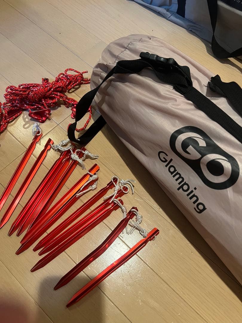 GOGlamping ワンポールテント1人用/ポールハンマーセット