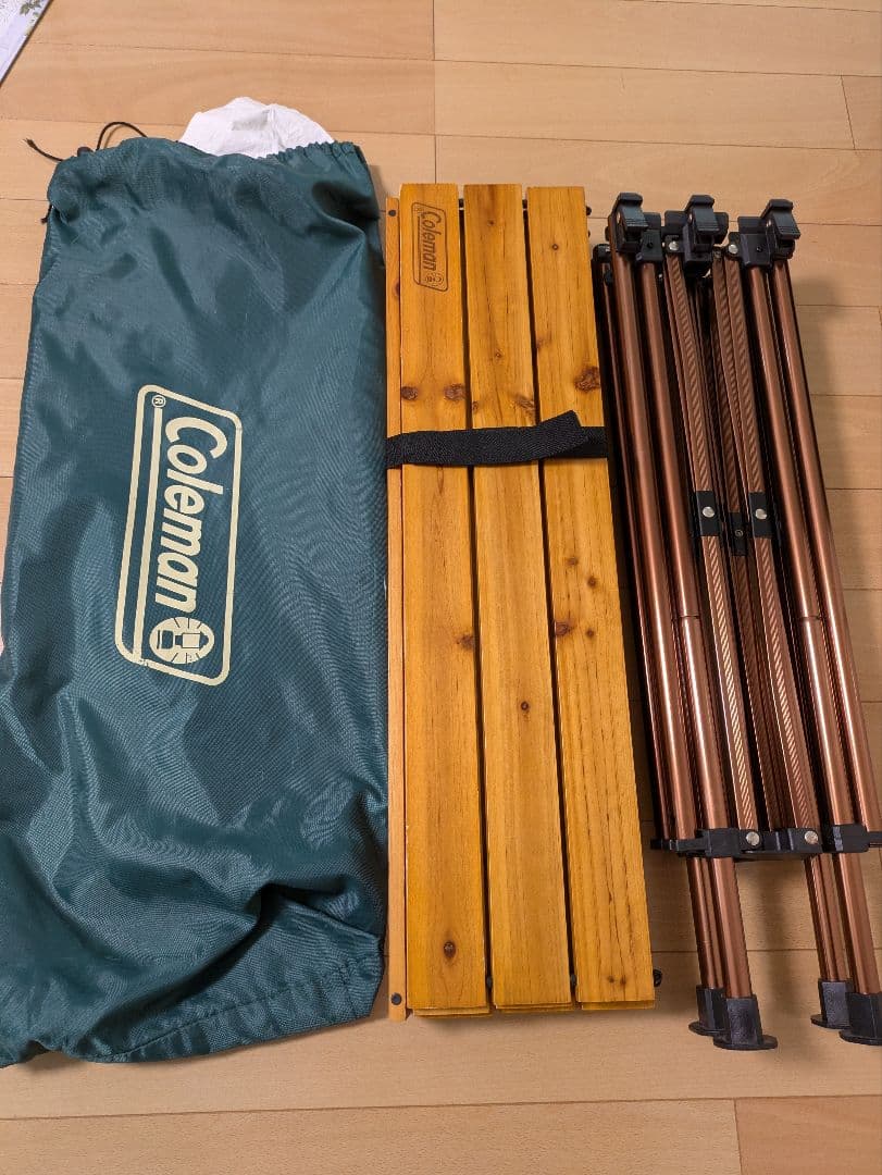Coleman コールマン ナチュラルウッドロールテーブルクラシック/110