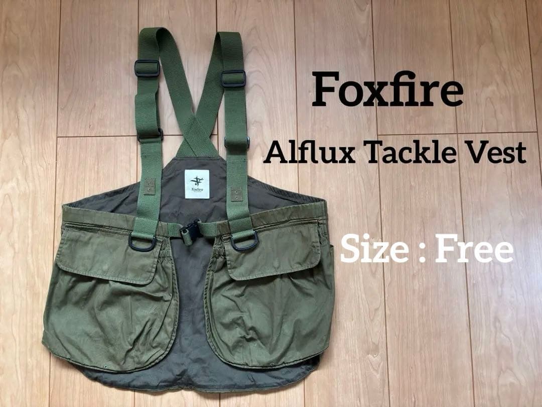 Foxfire アルフラックスタックルベスト オリーブ フリーサイズ