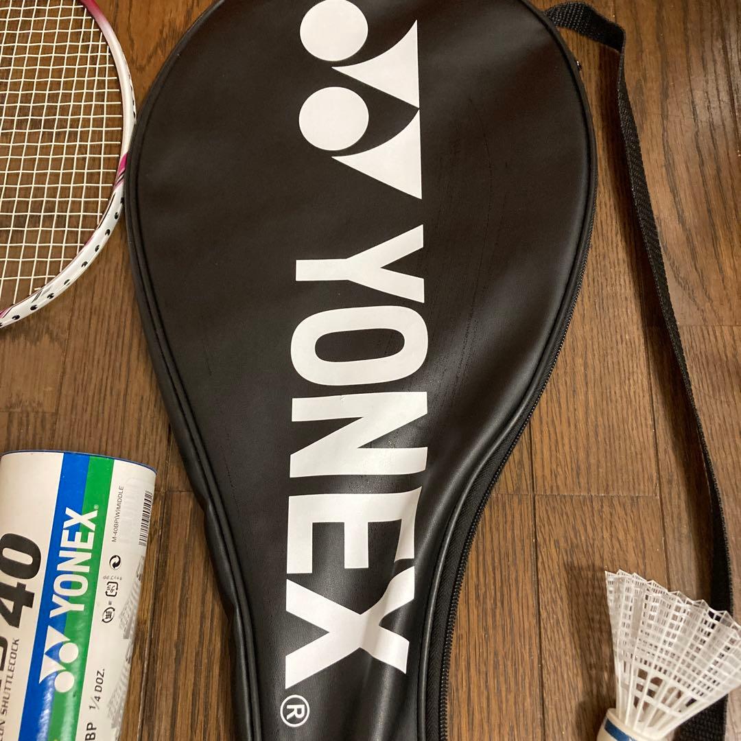 YONEX NANORAY ナノレイ60 バドミントンラケット　ケース　シャトル