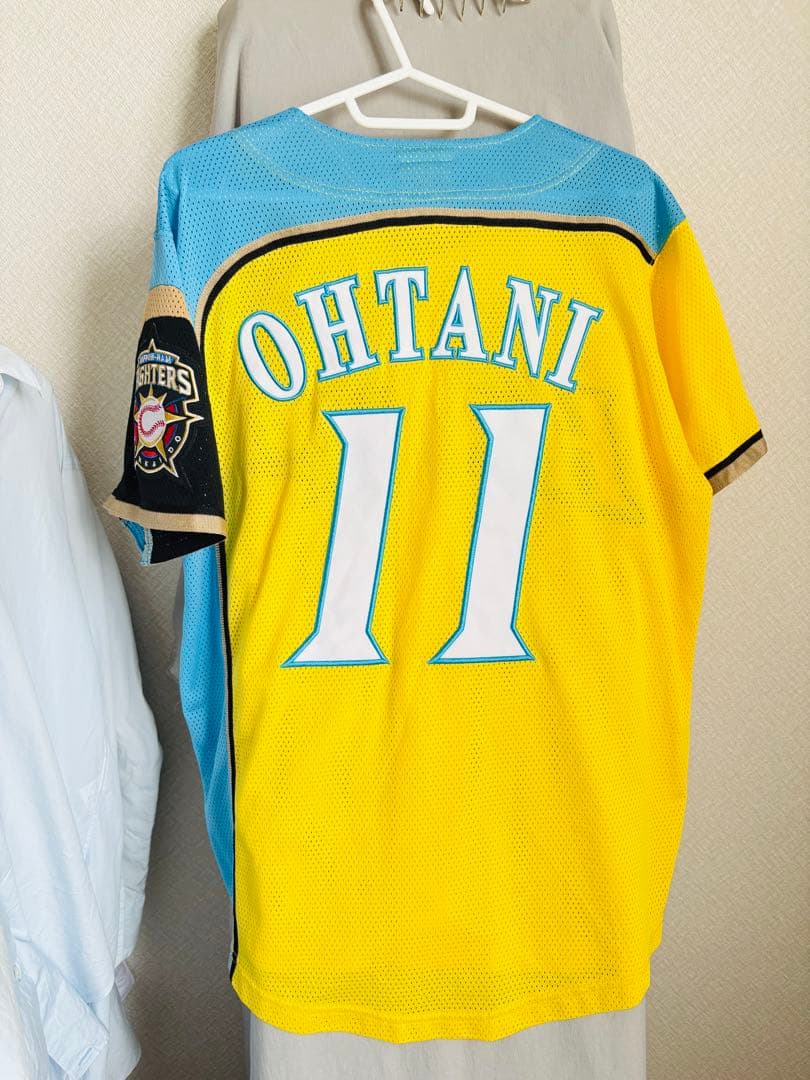 大谷 ファイターズ レプリカ ユニフォーム 11 黄