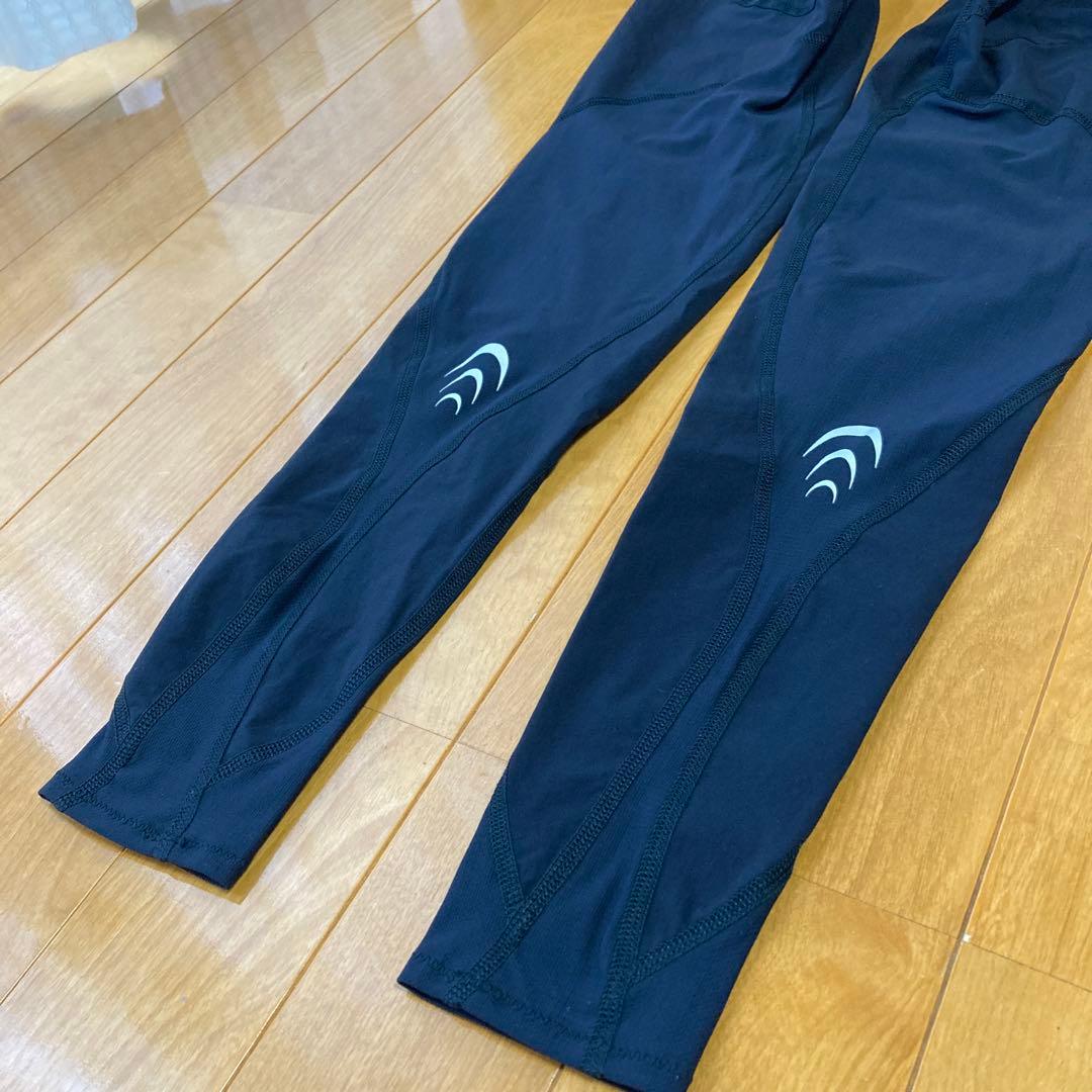C3fit インパクトエアーロングタイツ　マラソン　ランニング　スポーツ　L
