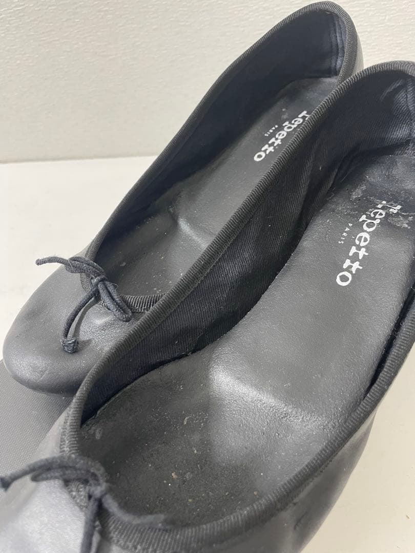 【USED】　レペット　カミーユバルコム　バレエシューズ　38 ヒール太め