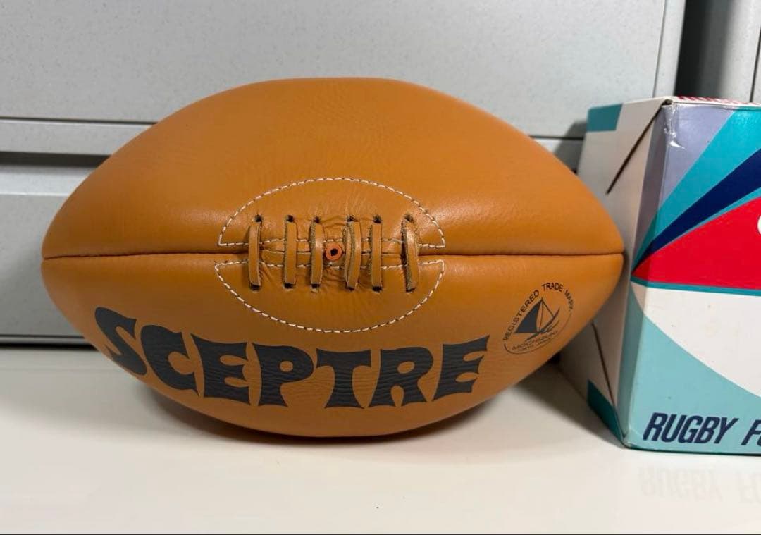 未使用❤︎保管品❤︎レア❤︎SCEPTRE❤︎RUGBY❤︎ラグビーボール❤︎ブラウン