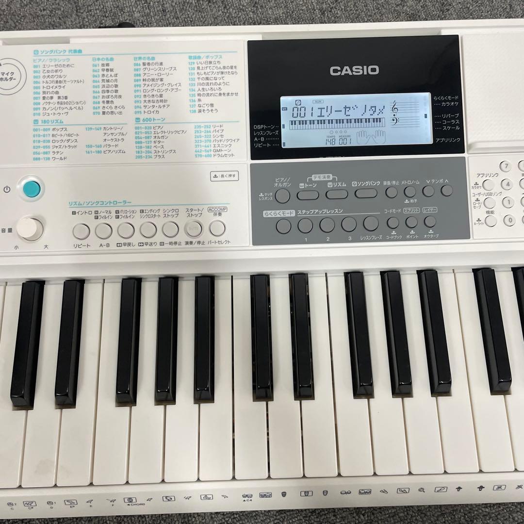 動作品 Casio LK-516 61鍵盤電子キーボード 2019年製