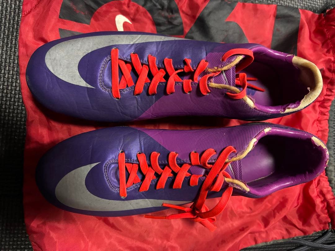 Nike サッカーシューズ 紫/オレンジ26.5cm