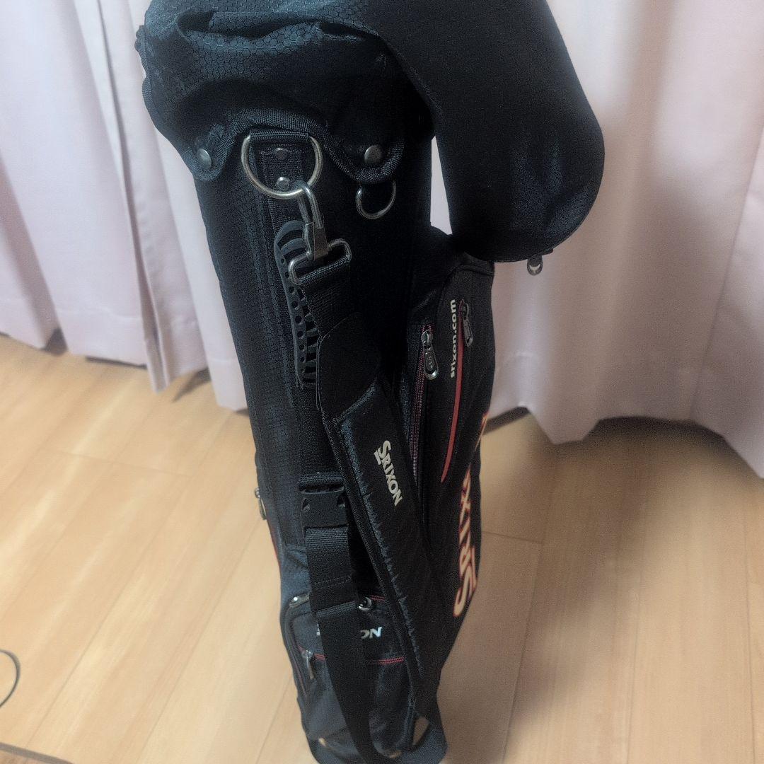 Srixon キャディバッグ ブラック　軽量コンパクトタイプ