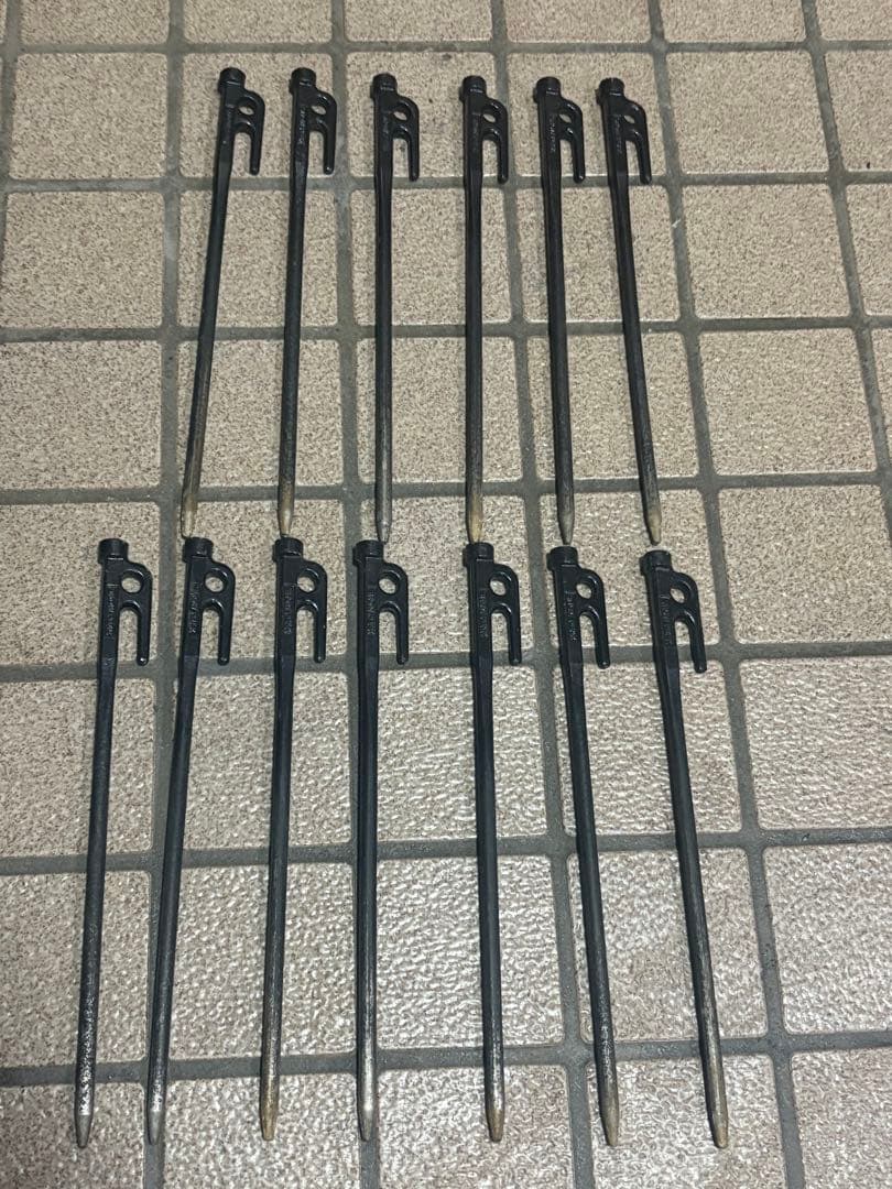 スノーピーク　ペグハンマー& 鍛造ペグ13本セット(30cm)