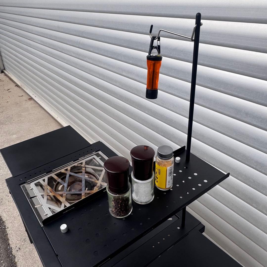 Naturehike IGTテーブル 折り畳み拡張可能64〜112cm ブラック