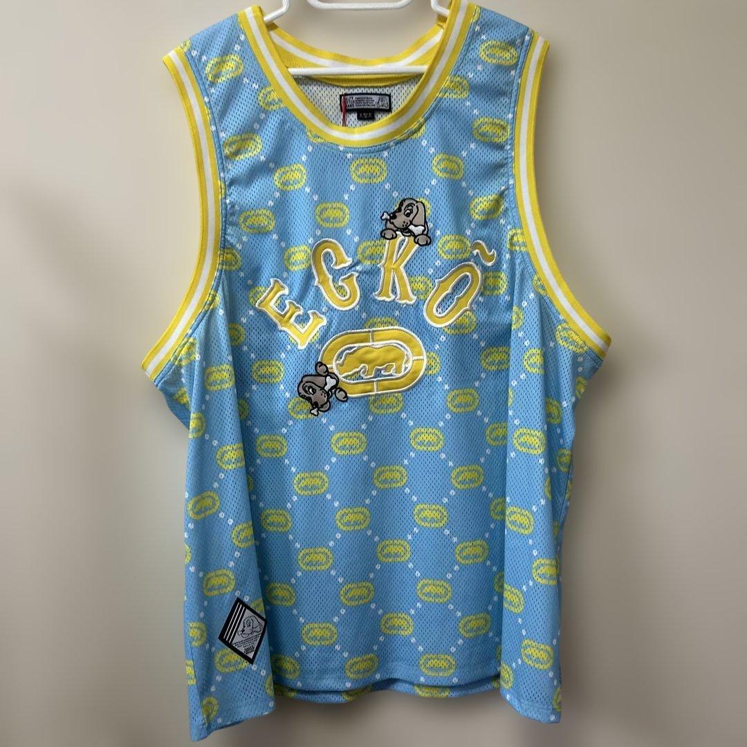 新品 XL GALFY × ECKO UNLTD メッシュタンクトップ バスケ